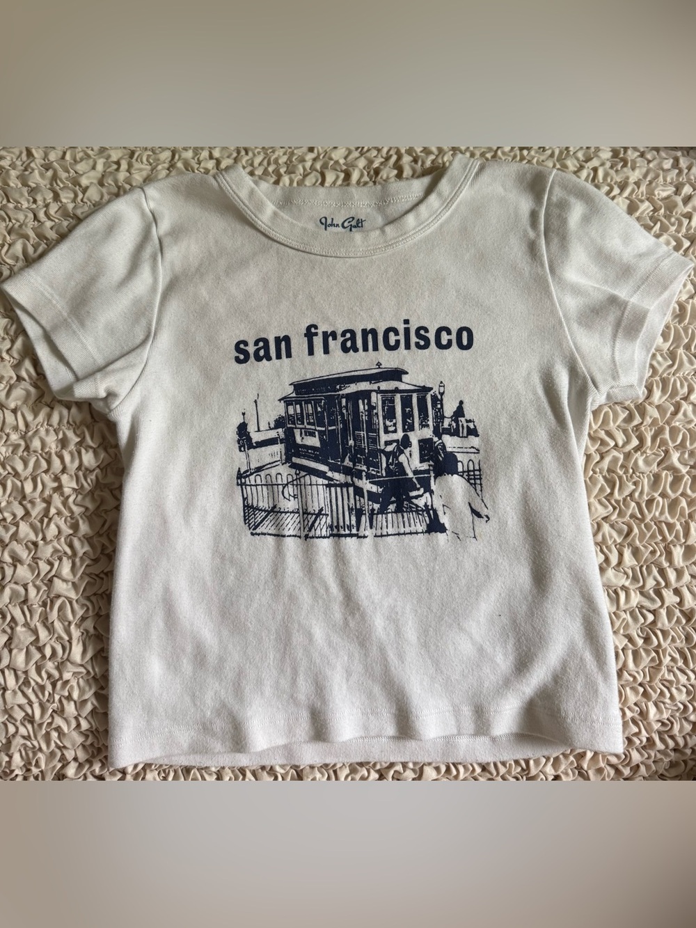 Brandy Melville John Galt San Francisco Baby Tee